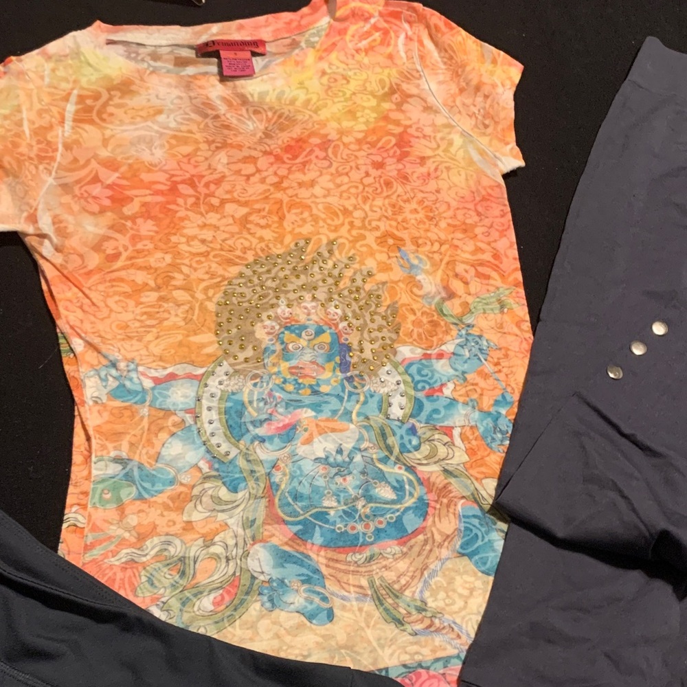 Colorful Graphic Women's Short Sleeve Tee
